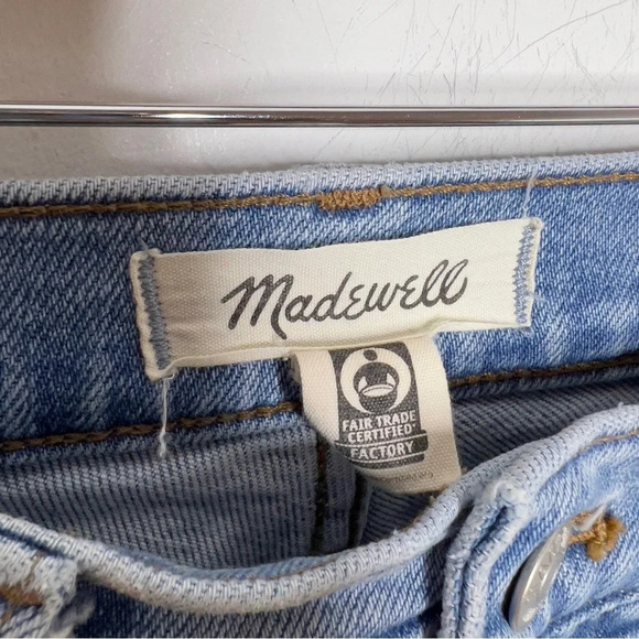 MADEWELL The Perfect Vintage Jean Raw Hem High Waisted Custom DIY Split Hem - Picture 10 of 13